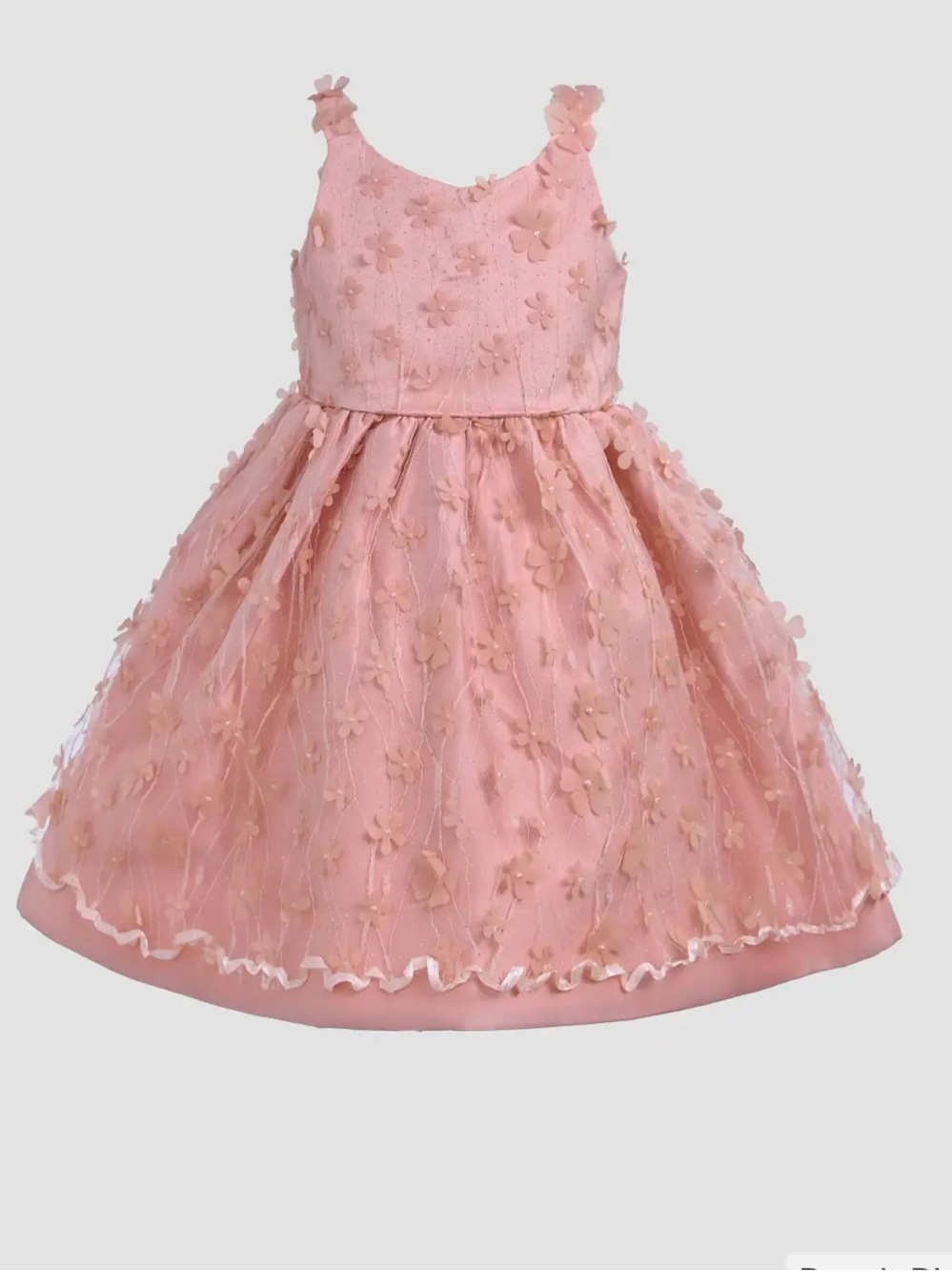 Tulleen Peach Ravine Floral Dress Size 9/10